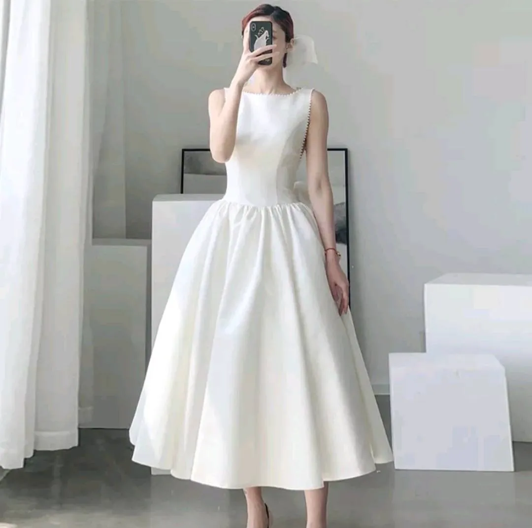 Midi Wedding Dress